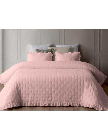 Edredão com borrego Venecia Rosa | Edredão de inverno | Revitex