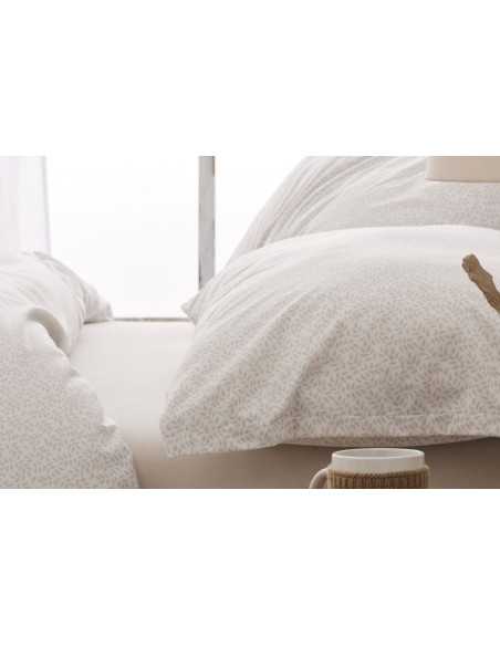 Sábanas Nacarina Provenza Beige | Sábanas Invierno Burrito Blanco