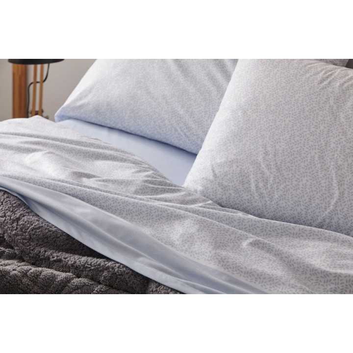 Lençóis Nacarina Provença Azul | Lençóis de inverno Burrito | Revitex