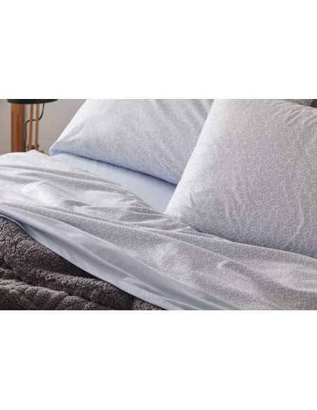 Sábanas Nacarina Provenza Azul | Sábanas Invierno Burrito Blanco