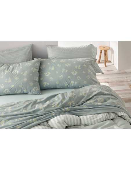 Lençóis Nacarina Mimosa Verde | Lençóis de inverno Burrito | Revitex