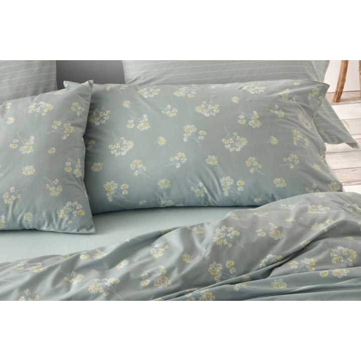 Lençóis Nacarina Mimosa Verde | Lençóis de inverno Burrito | Revitex