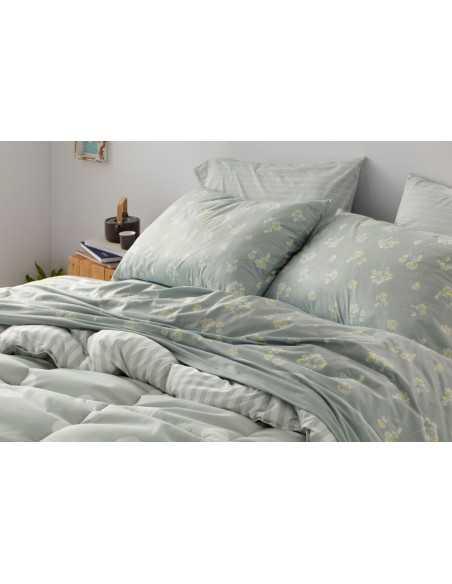 Lençóis Nacarina Mimosa Verde | Lençóis de inverno Burrito | Revitex