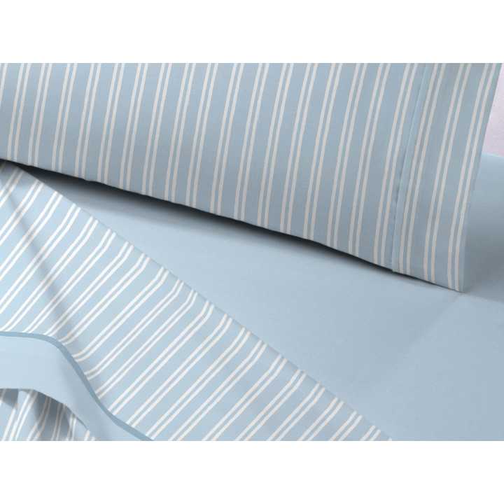 Jogo de lençóis Coralina Garald Azul | Lençóis de inverno | Revitex