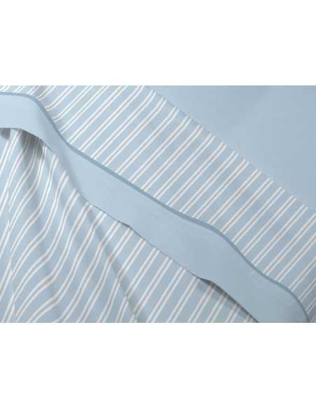 Jogo de lençóis Coralina Garald Azul | Lençóis de inverno | Revitex