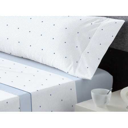 Juego Sábanas Coralina Gustav Azul | Juego Sábanas invierno | Revitex