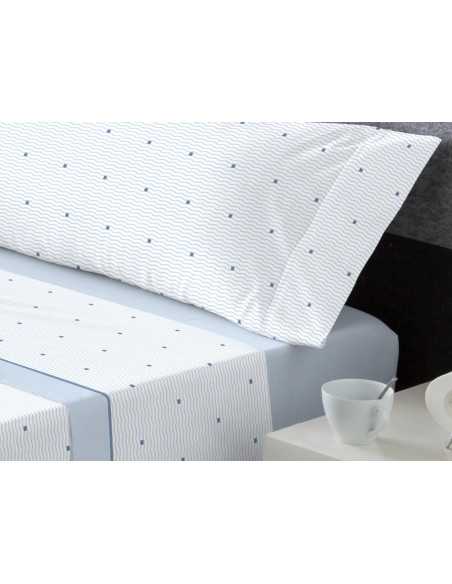 Juego Sábanas Coralina Gustav Azul | Juego Sábanas invierno | Revitex