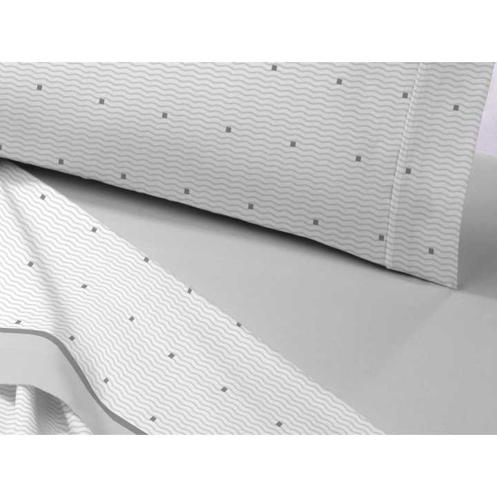 Juego Sábanas Coralina Gustav Gris| Juego Sábanas invierno | Revitex