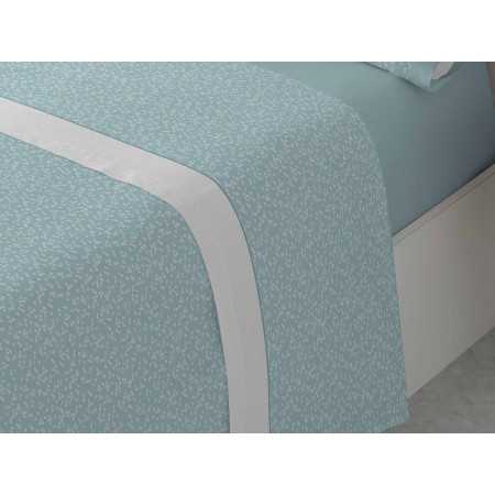 Lençóis de flanela MB Triana Verde | Lençóis de inverno 100% algodão 2