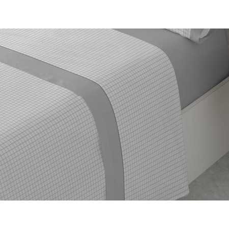 Sábanas Franela MB Milena Gris | Sábanas invierno algodón 100% 2