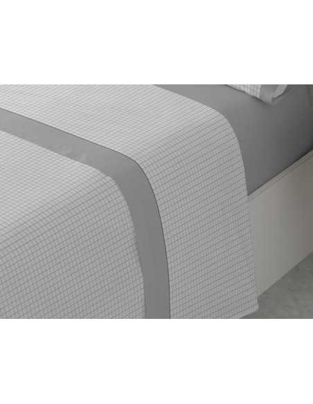 Sábanas Franela MB Milena Gris | Sábanas invierno algodón 100%