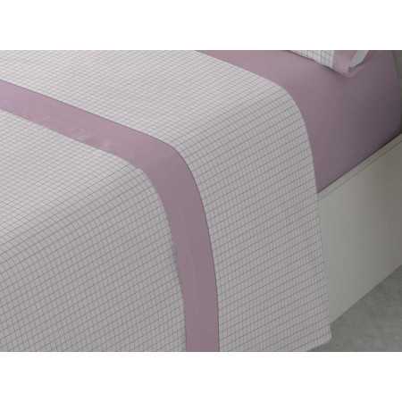 Sábanas Franela MB Milena Rosa | Sábanas invierno algodón 100% 2
