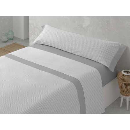 Sábanas Franela MB Milena Gris | Sábanas invierno algodón 100%