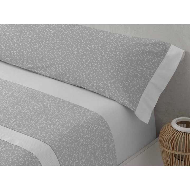 Sábanas Franela MB Triana Gris | Sábanas invierno algodón 100%