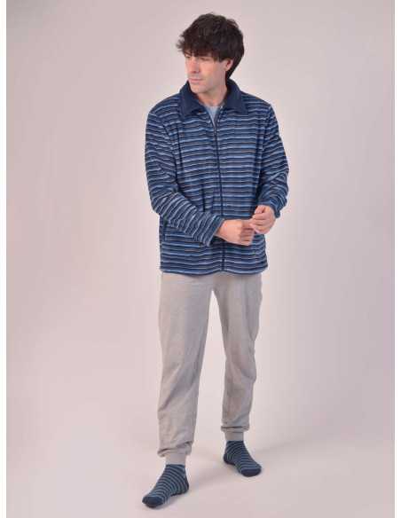 Roupão masculino Coralina Giorgio| Robe de inverno masculino | Revitex