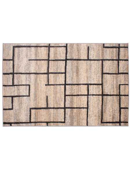 Alfombra pelo Camino Beige | Alfombra estampada salón y dormitorio | Revitex