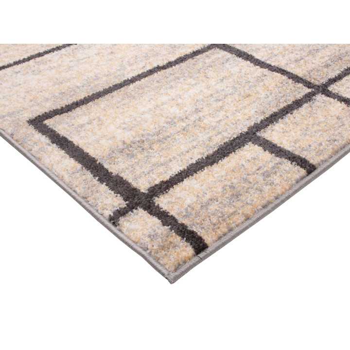 Alfombra pelo Camino Beige | Alfombra estampada salón y dormitorio | Revitex