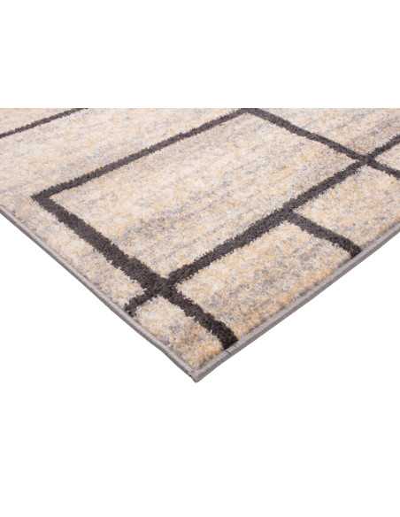 Alfombra pelo Camino Beige | Alfombra estampada salón y dormitorio | Revitex