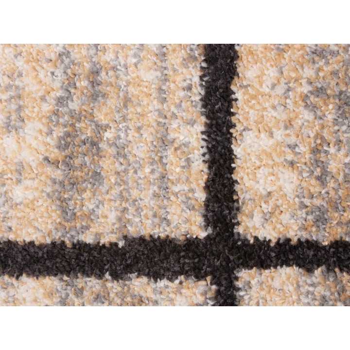 Alfombra pelo Camino Beige | Alfombra estampada salón y dormitorio | Revitex