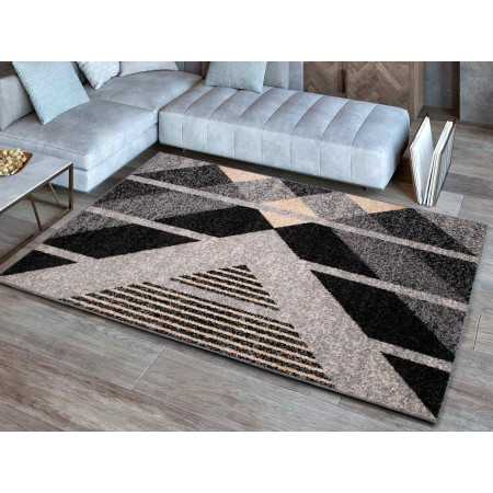 Alfombra pelo Pastora Gris | Alfombra estampada salón y dormitorio | Revitex