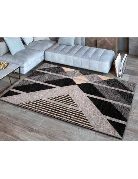 Alfombra pelo Pastora Gris | Alfombra estampada salón y dormitorio | Revitex