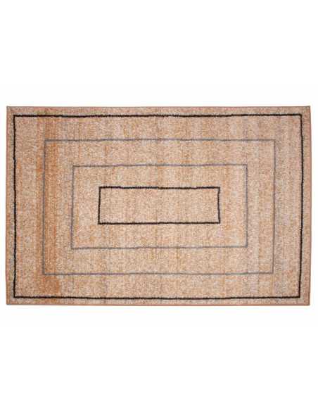 Alfombra pelo Nerea Beige| Alfombra estampada salón y dormitorio | Revitex