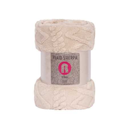 Manta borrego Ágata Crua | Manta para sofá | Revitex