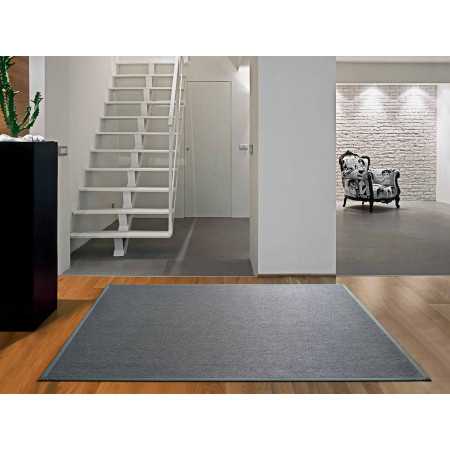 Tapete de vinil cinza Prime | Tapete forte e durável | Revitex