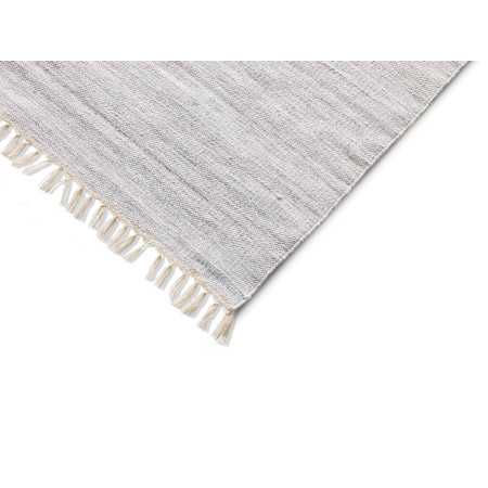 Alfombra Eco-Dhurrie Plata | Alfombra salón o dormitorio 2