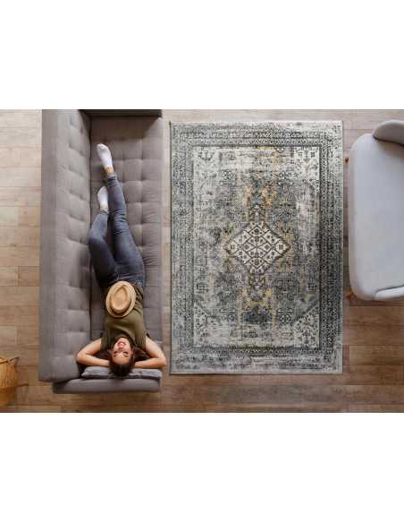 Tapete Alana de pelo curto | Tapete para sala e quarto