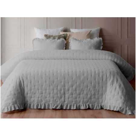 Edredão com borrego Venecia Cinza | Edredão de inverno | Revitex 2