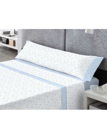 Juego de sábanas Rufa azul | Sábanas de entretiempo y verano