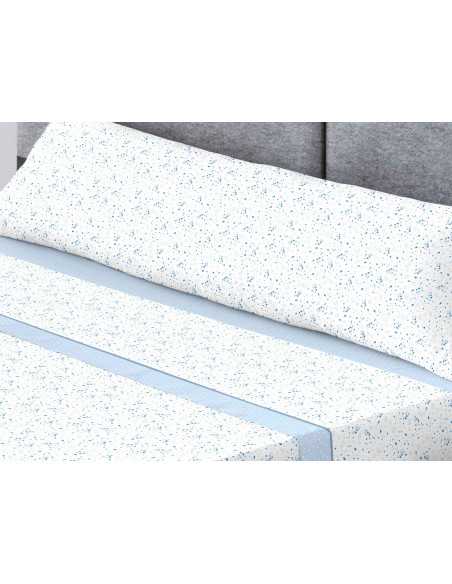 Juego de sábanas Rufa azul | Sábanas de entretiempo y verano