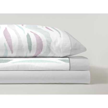 Juego de sábanas Sira gris | Sábanas de entretiempo y verano 2