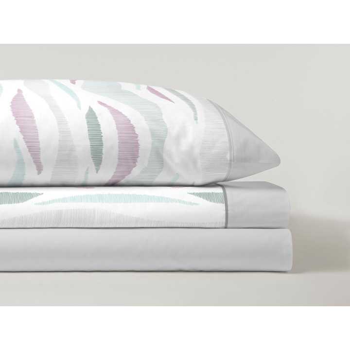 Jogo de lençóis Sira cinza | Lençóis de meia estação e verão | Revitex
