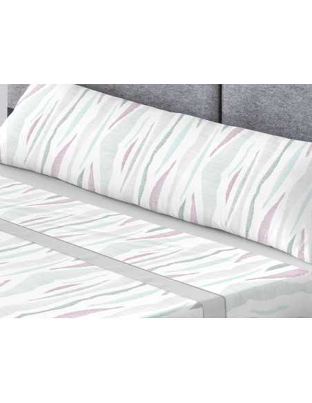 Jogo de lençóis Sira cinza | Lençóis de meia estação e verão | Revitex