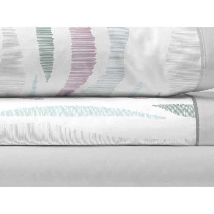 Jogo de lençóis Sira cinza | Lençóis de meia estação e verão | Revitex