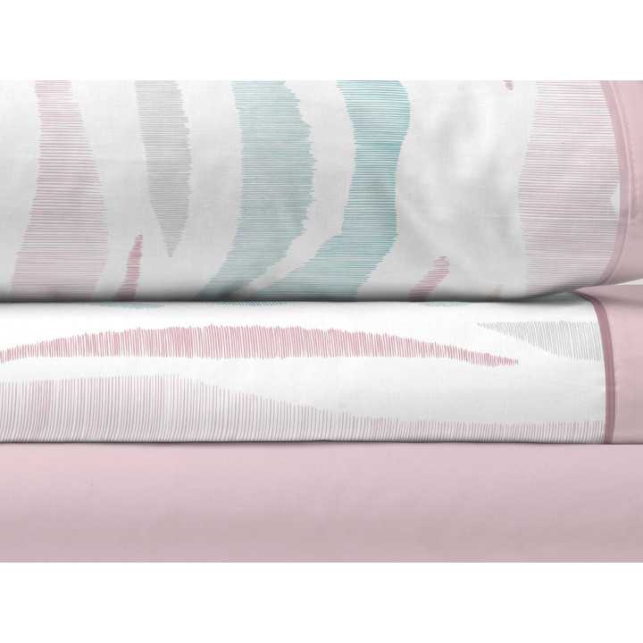 Jogo de lençóis Sira violeta | Lençóis de meia estação e verão | Revitex