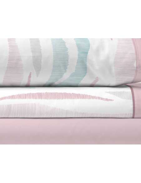 Juego de sábanas Sira violeta | Sábanas de entretiempo y verano