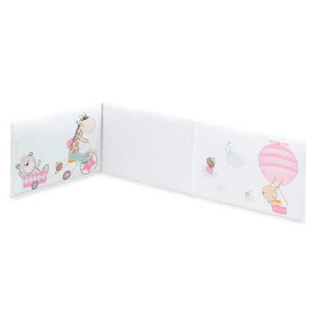 Funda Nórdica con Relleno y Protector Jirafa Rosa | Ropa cuna | Revitex 2