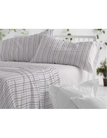 Lençóis de burrito branco 100% algodão Haze Cinza | Design exclusivo