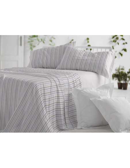 Lençóis de burrito branco 100% algodão Haze Cinza | Design exclusivo