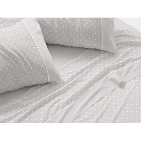 Sábanas Burrito Blanco 100% Algodón Telva Piedra | Diseño exclusivo 2