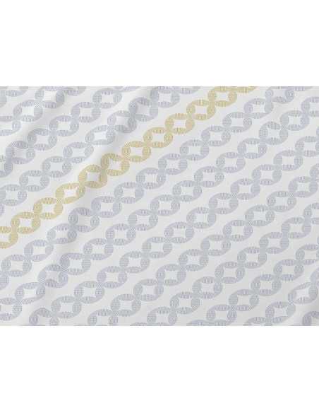 Juego sábanas Odeta azul | Sábanas de Burrito Blanco