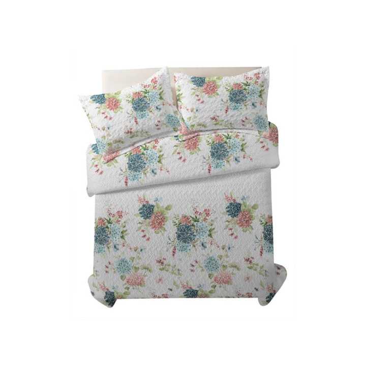 Colcha bouti Alvor azul | Colcha ligera entretiempo y verano