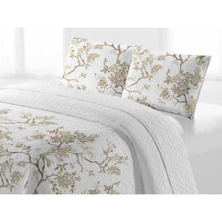 Colcha bouti Comporta beige| Colcha ligera entretiempo y verano 2