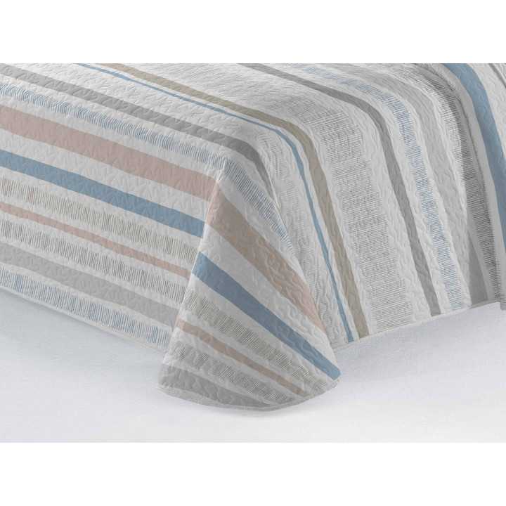 Colcha bouti azul Coimbra | Colcha leve para meia estação e verão