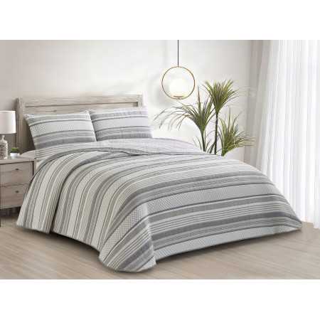 Colcha bouti Jacquard Paradise Gris | Colcha primavera verano