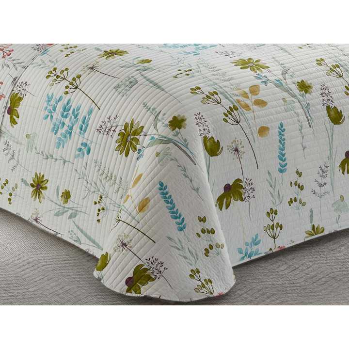 Colcha bouti reversible Pinedo | Colcha primavera verano