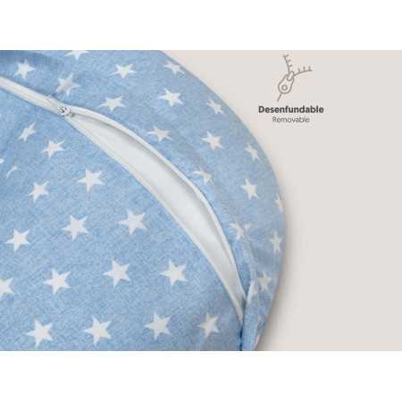 Almohada lactancia azul | Cojin de amamantar madres | Revitex 2